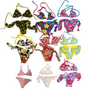 LOT OF 10 - Sundek Girls Swim Suits - Size 6